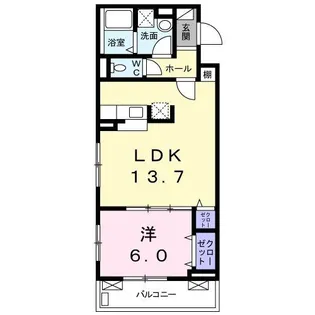 ロータス【2階】の間取り