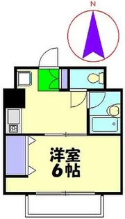 アーバンライフ大友【4階】の間取り