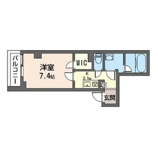 つきのわビル【4階】の間取り