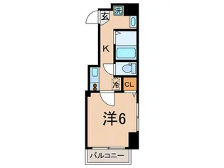 ア-バンライフ大井町【6階】の間取り