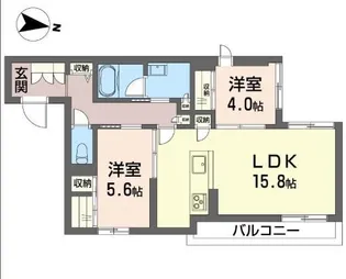 クオリスタ元町【3階】の間取り