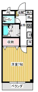 南湖レジデンス【2階】の間取り