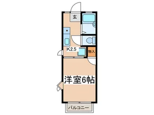 コーポ池ノ内【1階】の間取り