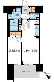 ブレス宮崎台【7階】の間取り
