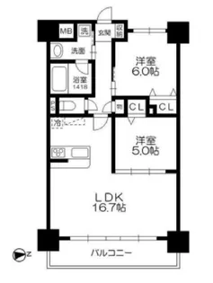 ソル グランデ【2階】の間取り