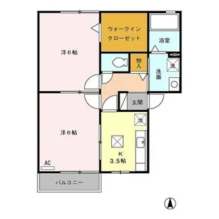 モナリエ N【1階】の間取り