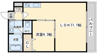 メゾン・プレジール【3階】の間取り