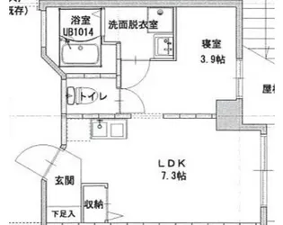 M Terrace住吉【2階】の間取り