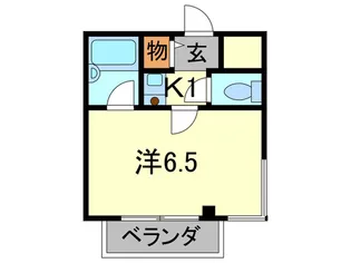 レディス・スペアライフ【2階】の間取り
