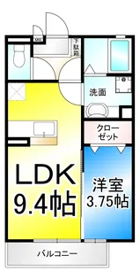 BRICK HOUSE【1階】の間取り