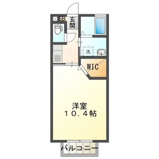 シャトーシュヴァリエ【2階】の間取り