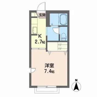 メゾン・シガール(MAST)【2階】の間取り