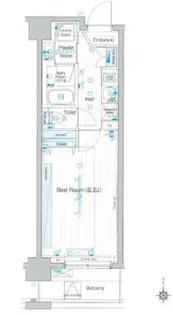 フュージョナル菊川【6階】の間取り