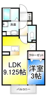 カーサ・Y II【1階】の間取り