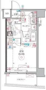 クレヴィスタ四ツ木【5階】の間取り
