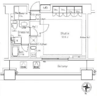 パークアクシス御茶ノ水ステージ【11階】の間取り