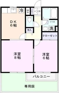 メゾン・ド・ユウ【1階】の間取り