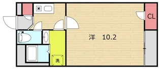 Fast Hills 日ノ出町【1階】の間取り