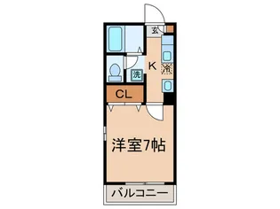 ル-チェ川崎【2階】の間取り