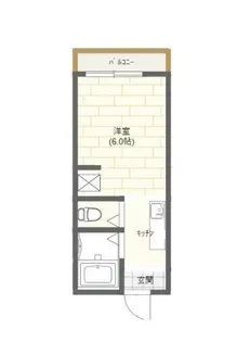 ビューハイツ第二【1階】の間取り