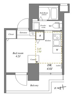 TRIANGLE千歳船橋【5階】の間取り