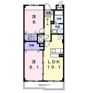 グランツ【3階】の間取り