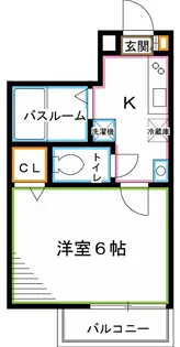 Leventvert ル・ヴァンヴェール【2階】の間取り