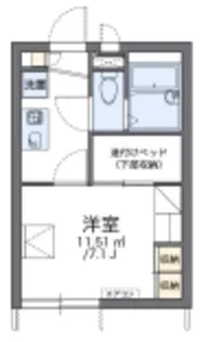 レオパレスクレイン【1階】の間取り