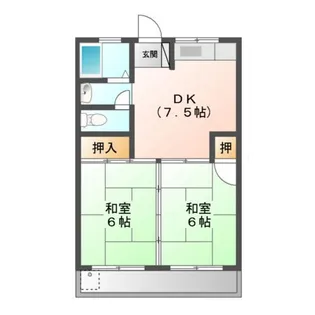 倉知マンション【3階】の間取り