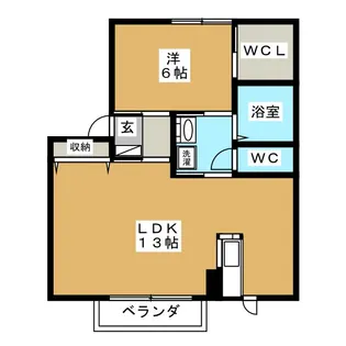 Home Like 野ばら【2階】の間取り