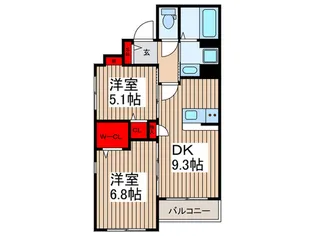 LA・FELICE【2階】の間取り