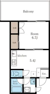 プラザ仲町台センター【6階】の間取り
