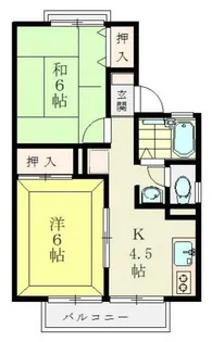 クレールメゾン【2階】の間取り