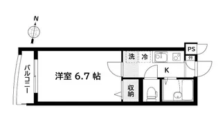 ラ・フローラ武蔵野V【4階】の間取り