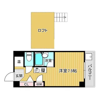 ST薬師谷【4階】の間取り