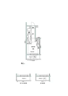 RELUXIA方南町II【1階】の間取り