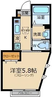 La Neige 烏山IIーラネージュ烏山IIー【1階】の間取り