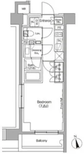 ザ・パークハビオ高円寺レジデンス【6階】の間取り