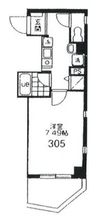 メイン府中【3階】の間取り