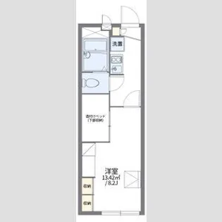 レオパレス妙興寺【2階】の間取り