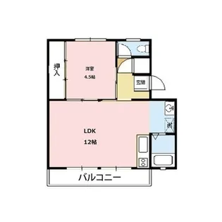 埴原ハイツ【2階】の間取り