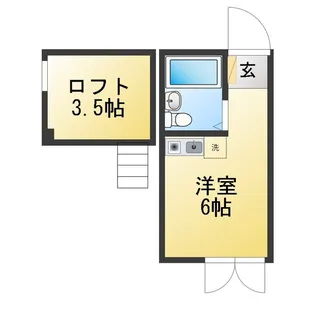 ラ・フルール【2階】の間取り
