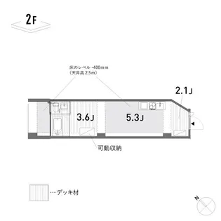 blanco cubo【2階】の間取り