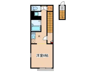 ブルーグロット武蔵境【2階】の間取り