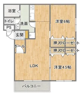 ヒーローマンション・シーサイド【1階】の間取り