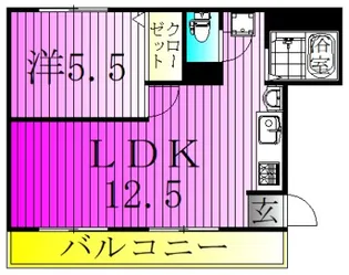 南柏パインヒル2号棟【1階】の間取り