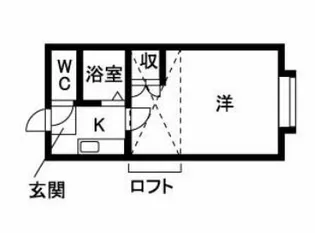 メゾンドルフィン【2階】の間取り