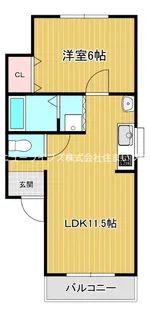 メゾン貞光3【2階】の間取り