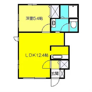 グリーンヒル加賀原【1階】の間取り