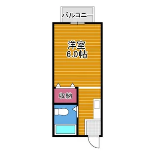 伸和ハイツ【2階】の間取り